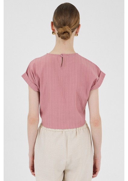 Gül Ön Bağlama Detaylı Bluz 8071A indirimleri