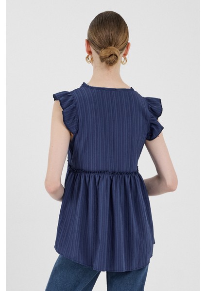 Laci Fırfır Kol Detaylı Bluz 8053A indirimleri