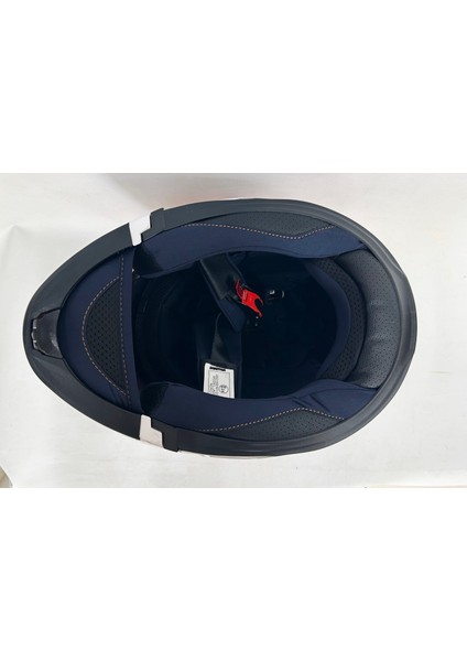 Çene Açılır Kask TK912 Parlak Beyaz Iç Güneş Vizörlü indirimleri