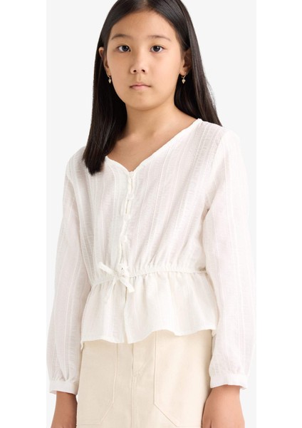 Kız Çocuk Uzun Kollu Bluz F5232A825WN modelleri