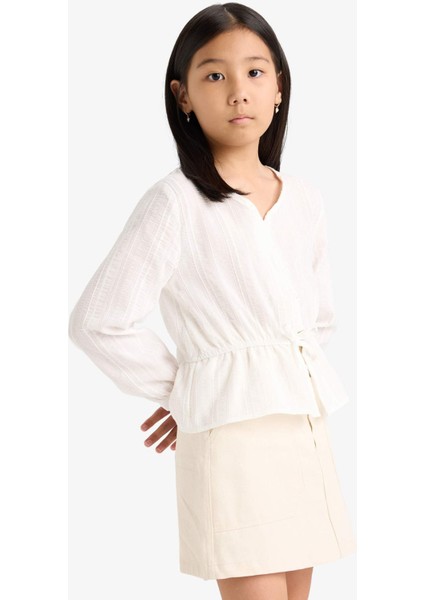 Kız Çocuk Uzun Kollu Bluz F5232A825WN indirimleri