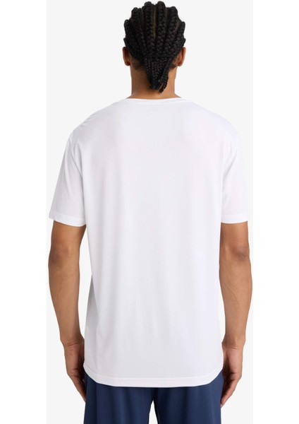 Fit Standart Fit Yumuşak Tuşe Bisiklet Yaka Baskılı Kısa Kollu Tişört C9268AX25AU