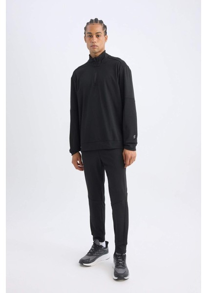 Fit Sporcu Jogger Eşofman Altı Standart Fit Beli Paçası Lastikli Cepli C9174AX24AU