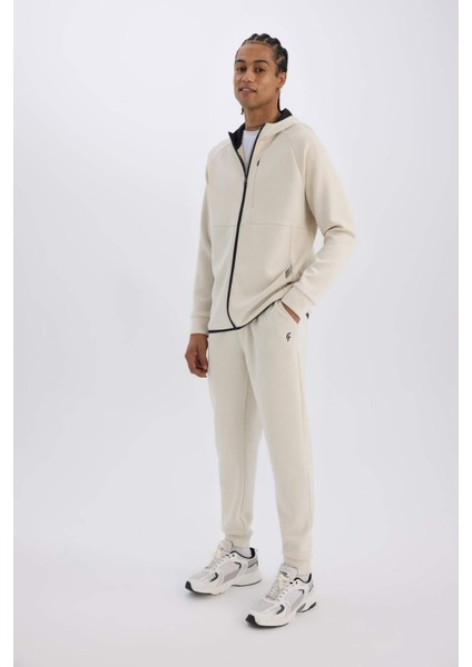 Fit Slim Fit Dar Kesim Standart Paça Skuba Dalgıç Kumaş Jogger Eşofman Altı