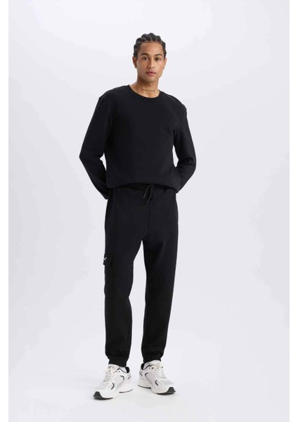 Fit NBA Brooklyn Nets Jogger Eşofman Altı Standart Fit Cepli Skuba Dalgıç Kumaş Beli Bağcıklı Lastikli Paça D8677AX25SP