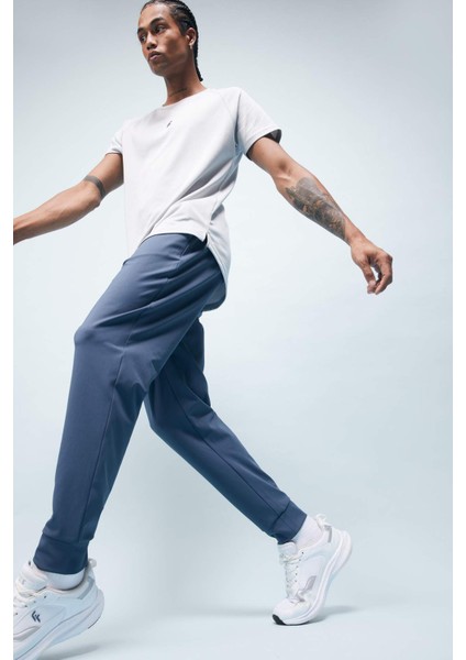 Fit Slim Fit Dar Kesim Standart Paça Multifonksiyonel Ultrastrech Sporcu Jogger Eşofman Altı D7240AX25SP