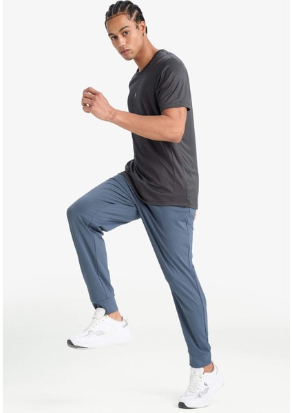 Fit Slim Fit Dar Kesim Standart Paça Multifonksiyonel Ultrastrech Sporcu Jogger Eşofman Altı D7240AX25SP