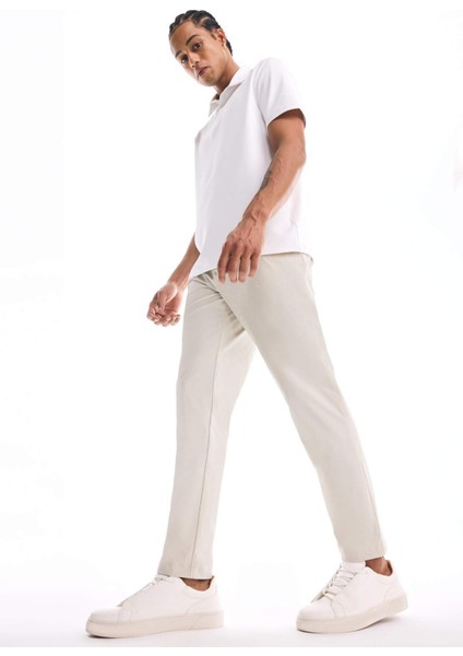 Fit Slim Fit Dar Kesim Standart Paça Esnek Multifonksiyonel Dokuma Sporcu Pantolon D9247AX25SP
