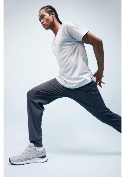 Fit Slim Fit Dar Kesim Standart Paça Multifonksiyonel Ultrastrech Sporcu Jogger Eşofman Altı