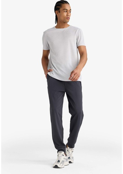 Fit Slim Fit Dar Kesim Standart Paça Multifonksiyonel Ultrastrech Sporcu Jogger Eşofman Altı