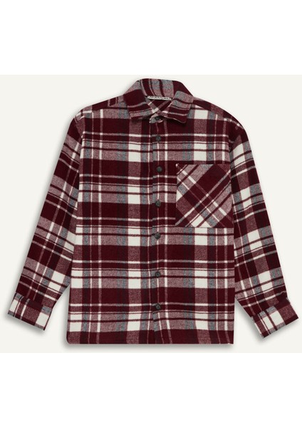 Bordo Erkek Çocuk Gömlek F1435A8/BR169