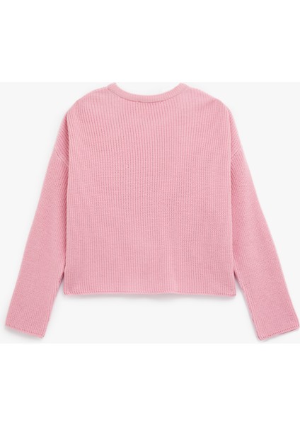 Uzun Kollu Bisiklet Yaka Basic Triko Kazak fırsatları