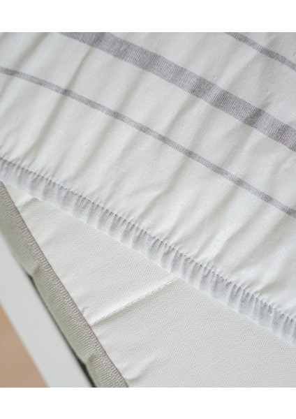 Cotton Collection Tek Kişilik Çizgili Çarşaf Seti Solinea modelleri