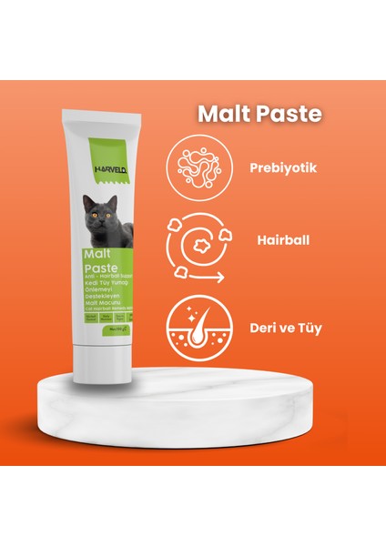 Kediniz Için Premium Sağlık Seti 4'lü Kedi Bakım Seti Malt Paste - Fish Oil - Immune C - Move G fırsatları