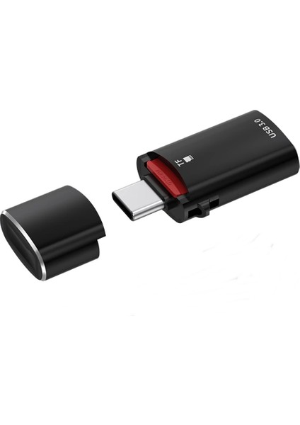 Type C USB 3.0 Otg Dönüştürücü & Microsd Kart Okuyucu – Tüm Tip-C/usb Cihazlar Için