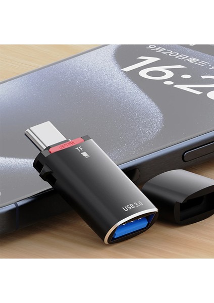 Type C USB 3.0 Otg Dönüştürücü & Microsd Kart Okuyucu – Tüm Tip-C/usb Cihazlar Için fiyatları