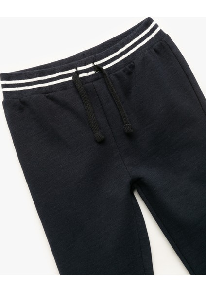 Şardonlu Beli Bağcıklı Jogger Eşofman Altı modelleri