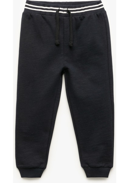 Şardonlu Beli Bağcıklı Jogger Eşofman Altı