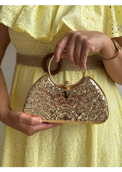 Kadın Abiye El ve Omuz Çantası, Mezuniyet Çanta, Gold Çanta, Gümüş Çanta, Metalik Çanta