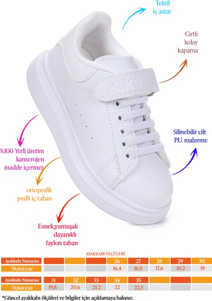 Tinsa Günlük Cırtlı Erkek Çocuk Spor Ayakkabı fiyatları