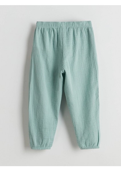 Lcw Kids Yeşil Bebe Yaka Kız Çocuk Gömlek ve Pantolon 2'li indirimleri