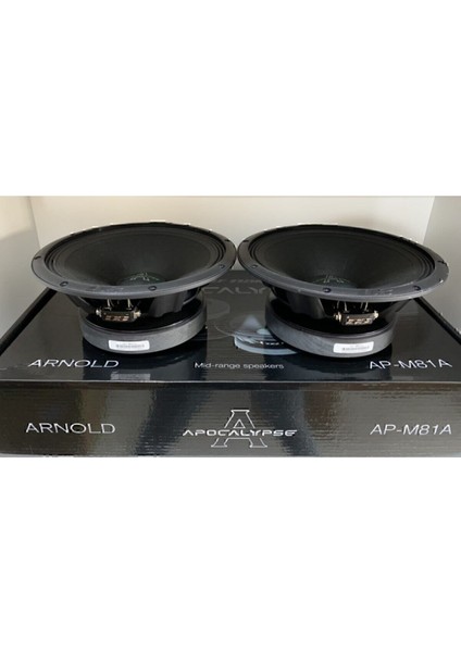 20 cm 600W 300RMS Split Midrange Hoparlör, Çift Set