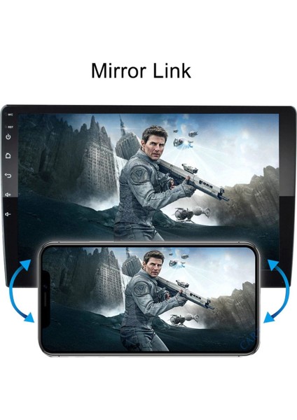 9" Hd IPS Ekranlı Android 12 Multimedya, Kamera Hediyeli, Yüksek Performans