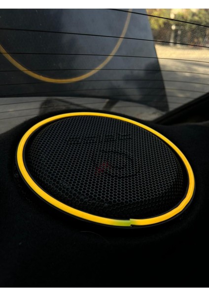 16CM Amber Turuncu Ledli Kasnak Çift, Şık ve Enerjik Aydınlatma Unsuru fırsatları