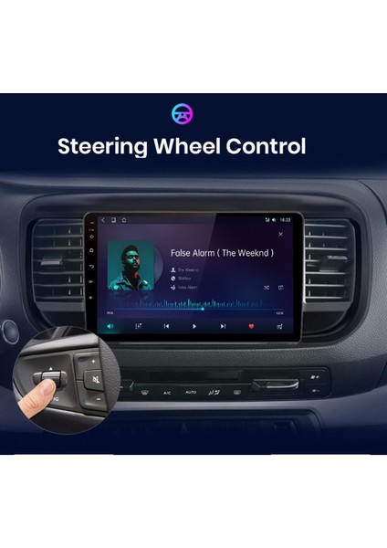 9 Inç Multimedya Ekranlı, Dokunmatik, Kamera Hediye, Yüksek Çözünürlüklü, Geniş Uyum