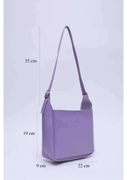 Lila SHK158 Suni Deri Tek Bölmeli Askılı Çıtçıtlı Çapraz Kol ve Omuz Çantası fiyatları