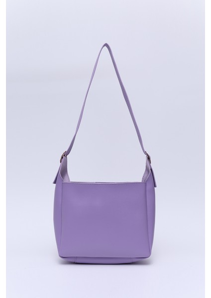 Lila SHK158 Suni Deri Tek Bölmeli Askılı Çıtçıtlı Çapraz Kol ve Omuz Çantası fırsatları