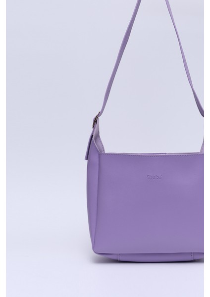 Lila SHK158 Suni Deri Tek Bölmeli Askılı Çıtçıtlı Çapraz Kol ve Omuz Çantası indirimleri