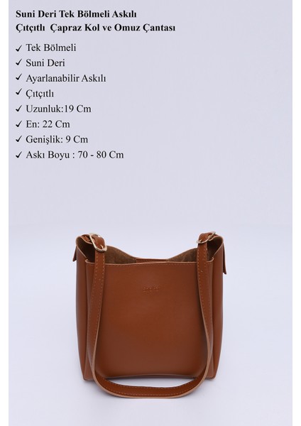 Taba SHK158 Suni Deri Tek Bölmeli Askılı Çıtçıtlı Çapraz Kol ve Omuz Çantası modelleri