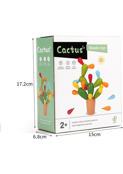 Çocuklar Kaktüs Ağacı Dikiş Erken Eğitim Eğitici Oyuncak (Yurt Dışından)