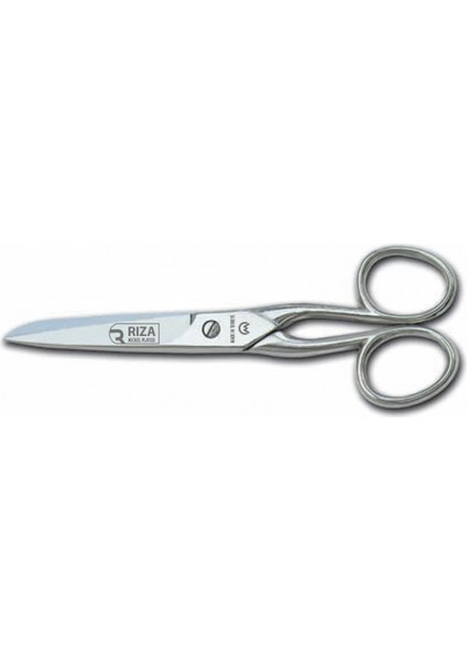 Rıza A4431-6 Iplik ve Saya Makası No: 6 Inç / 15,24 cm - Nikel Kaplama