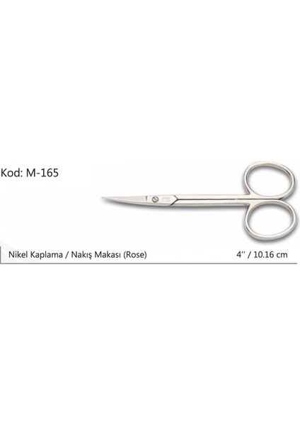 Rose Europe Nakış Makası Süper Kalite No:4 10,16 cm