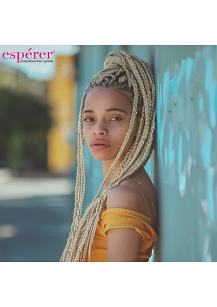 Sentetik Örgülük Saç 100 gr - Platin