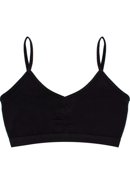 Kız Çocuk Büstiyer 3'lü Önü Büzgülü Pedsiz (%96 Pamuk - %4 Elastan) fiyatları