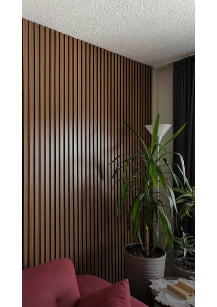 240 cm 12 Adet Kendinden Yapışkanlı Dekoratif Çıta - Teak Rengi - 8 mm Kalınlık modelleri