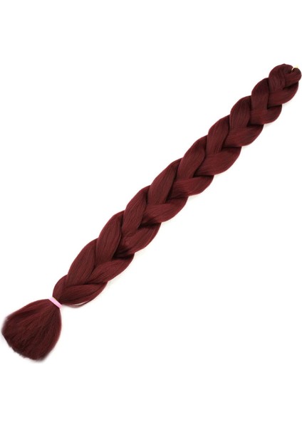 Sentetik Örgülük Saç 100 gr - Koyu Kızıl fiyatları
