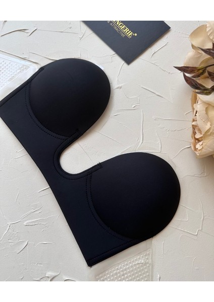 Intive Göğüs ve Sırt Dekolte Kıyafetler Için Balenli Hayalet Push-Up Büstiyer Sütyen fiyatları