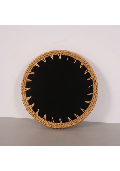 Mylamp Zefir 30X3 Sedefli Rattan Tepsi & Duvar Dekoru fırsatları