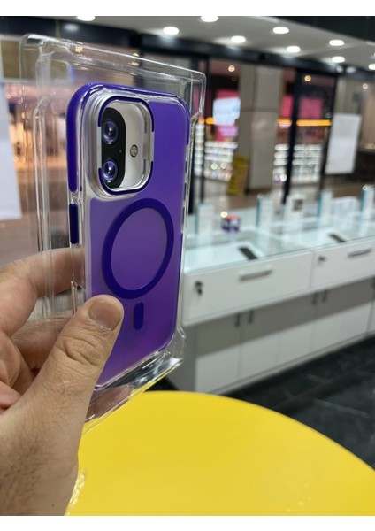 Iphone 16 Hologramlı Kamera Kısmı Açılabilir Standlı Premium Kapak fiyatları