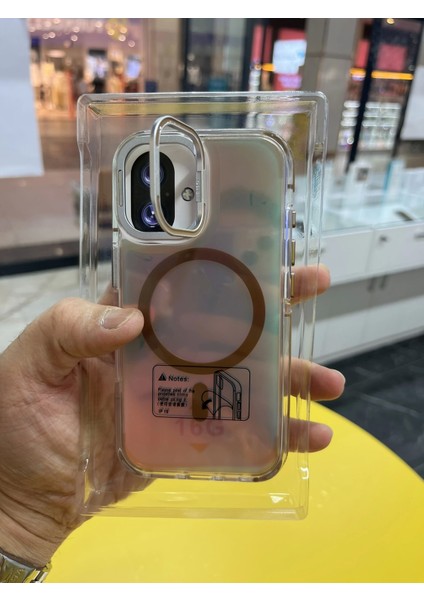 Iphone 16 Hologramlı Kamera Kısmı Açılabilir Standlı Premium Kapak fırsatları