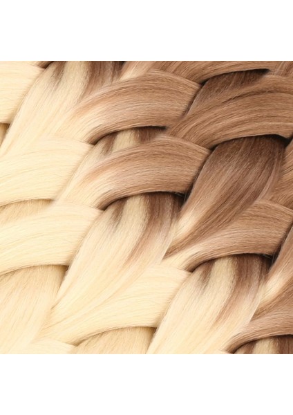 Afrika Örgüsü ve Rasta İçin Sentetik Ombreli Saç - Küllü Kumral - Platin fiyatları