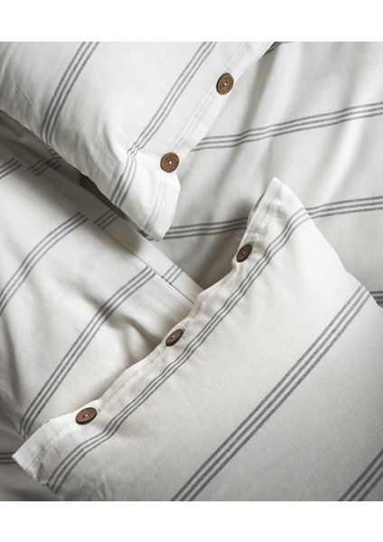 Cotton Collection Tek Kişilik Çizgili Nevresim Seti Seroya fiyatları