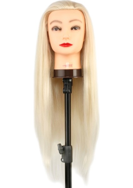 Kuaför Eğitim Mankeni – Yakı + Masa Aparatı - Platin