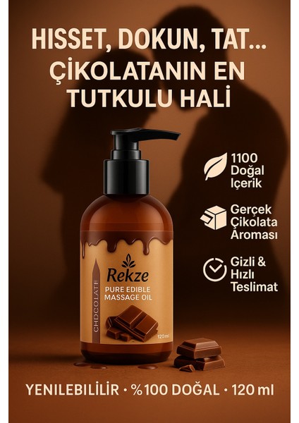 Nemlendirici Çikolata ve Çilek Aromalı Vücut Masaj Yağı indirimleri