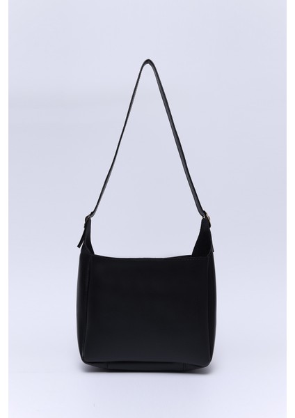Siyah SHK158 Suni Deri Tek Bölmeli Askılı Çıtçıtlı Çapraz Kol ve Omuz Çantası fırsatları