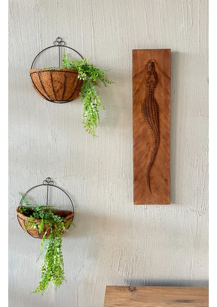 Rustik Tarz Ahşap Oyma Tablo